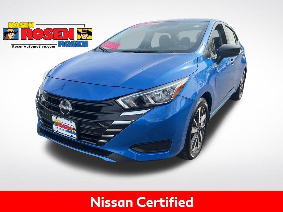 used 2024 Nissan Versa car, priced at $18,450