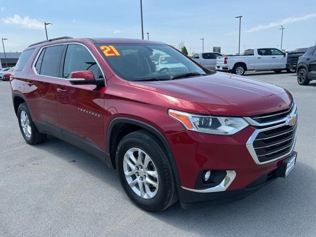 used 2021 Chevrolet Traverse car, priced at $31,646