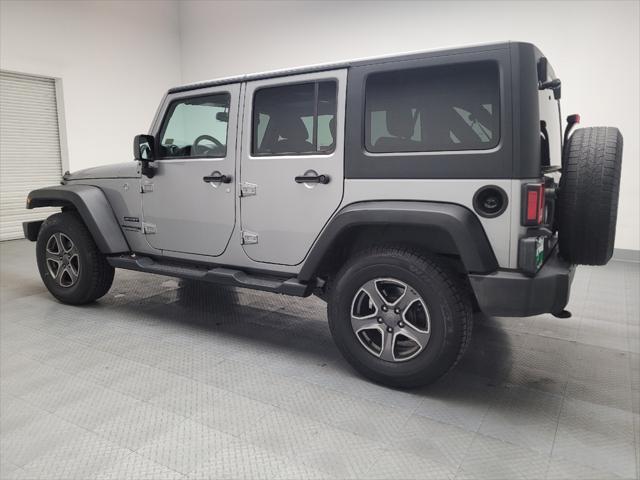used 2018 Jeep Wrangler JK Unlimited car, priced at $22,095