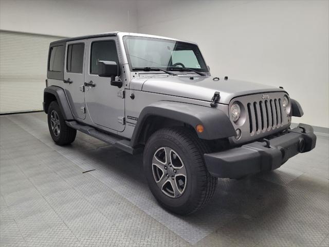 used 2018 Jeep Wrangler JK Unlimited car, priced at $22,095