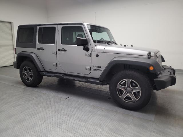 used 2018 Jeep Wrangler JK Unlimited car, priced at $22,095