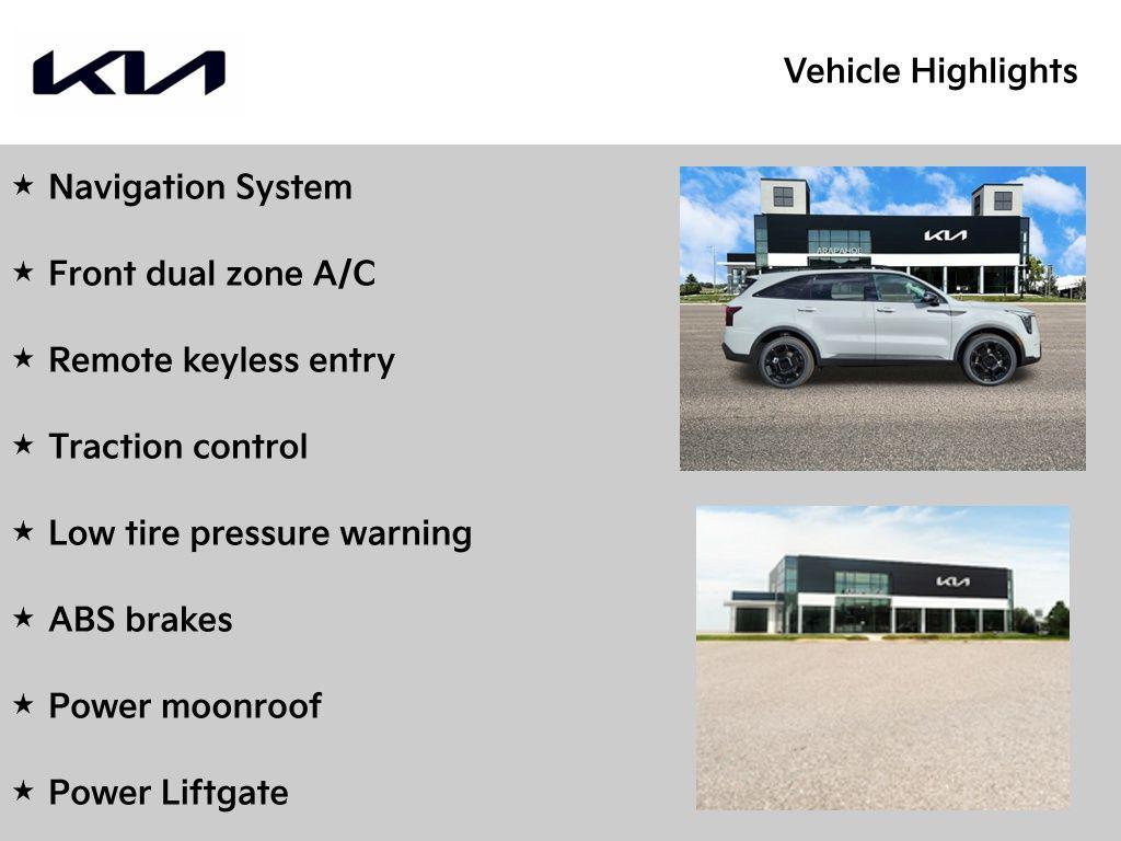 new 2026 Kia Sorento car, priced at $38,767