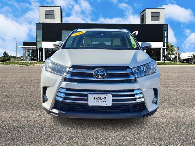 used 2018 Toyota Highlander car, priced at $22,687