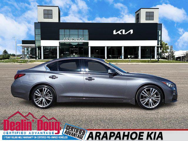 used 2022 INFINITI Q50 car, priced at $33,000