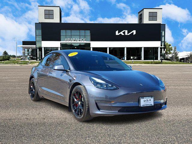 used 2023 Tesla Model 3 car, priced at $35,787