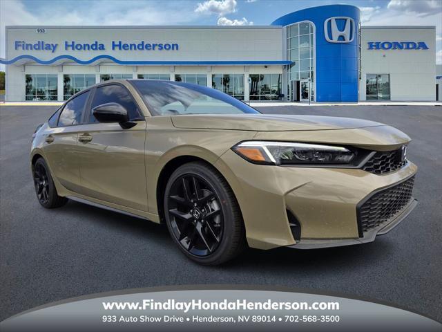 new 2025 Honda Civic car, priced at $29,055