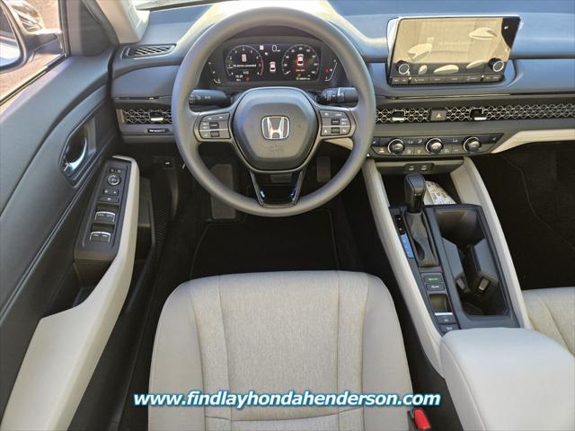 new 2025 Honda Accord car, priced at $32,165