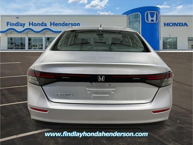 new 2025 Honda Accord car, priced at $29,445