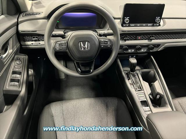 new 2025 Honda Accord car, priced at $29,445