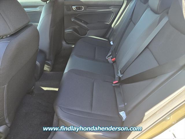 new 2025 Honda Civic car, priced at $29,055
