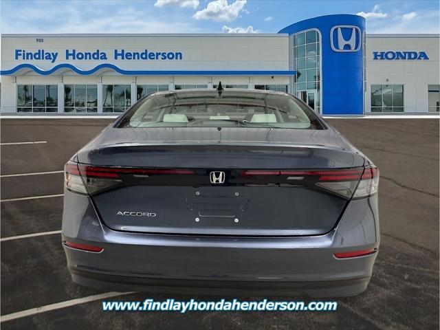 new 2025 Honda Accord car, priced at $31,710