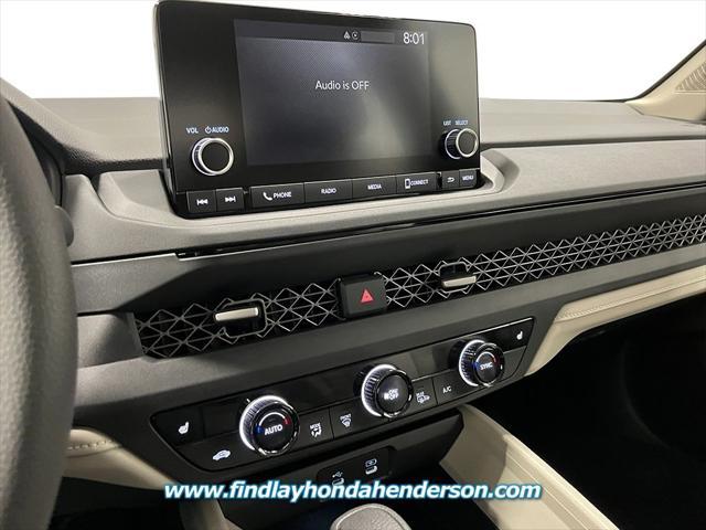 new 2025 Honda Accord car, priced at $31,710