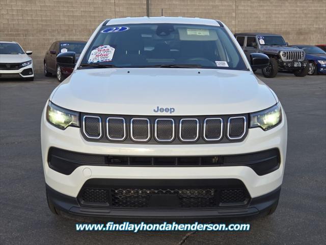 used 2022 Jeep Compass car, priced at $19,484