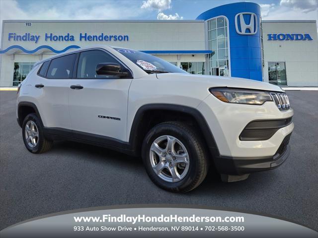 used 2022 Jeep Compass car, priced at $19,484