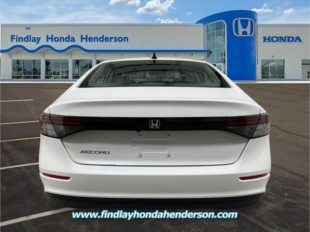 new 2025 Honda Accord car, priced at $31,980