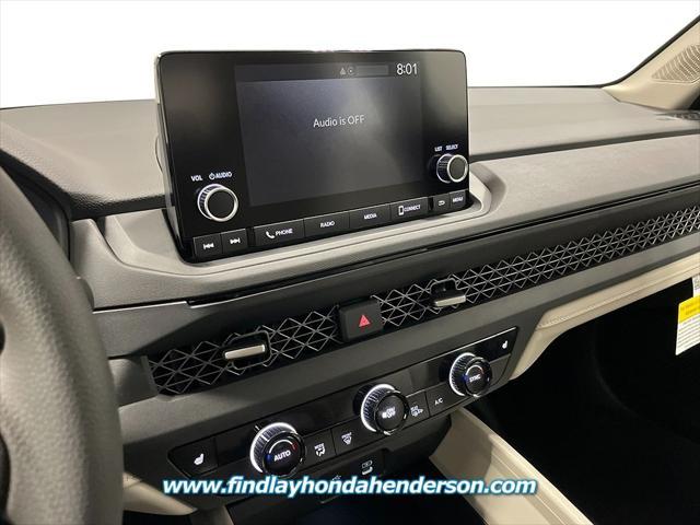 new 2025 Honda Accord car, priced at $31,980