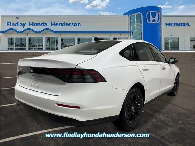 new 2025 Honda Accord car, priced at $31,980