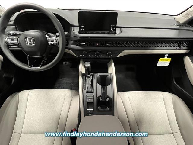 new 2025 Honda Accord car, priced at $31,980