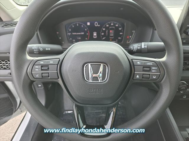 new 2025 Honda Accord car, priced at $29,845