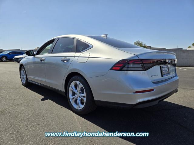 new 2025 Honda Accord car, priced at $29,576