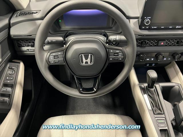 new 2025 Honda Accord car, priced at $29,445