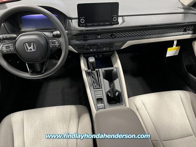 new 2025 Honda Accord car, priced at $29,445