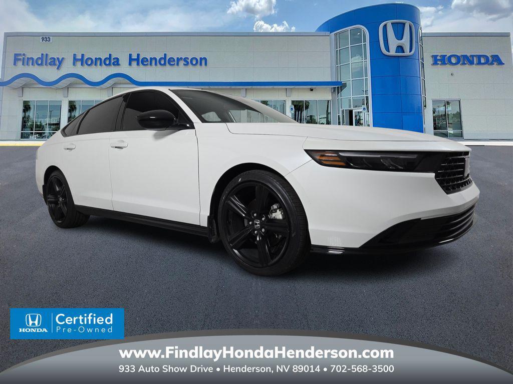 used 2023 Honda Accord Hybrid car, priced at $27,484