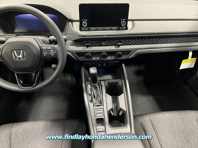 new 2025 Honda Accord car, priced at $29,445