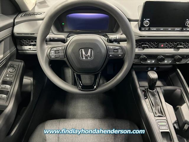 new 2025 Honda Accord car, priced at $29,445