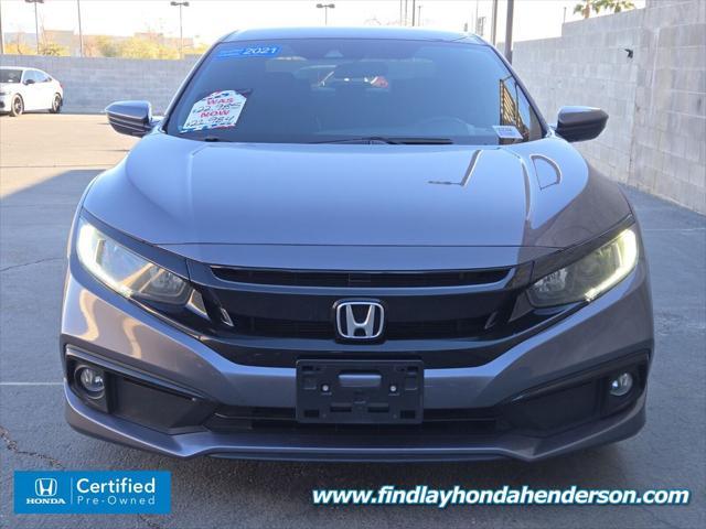 used 2021 Honda Civic car, priced at $20,984