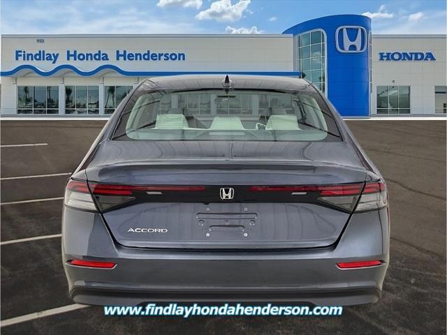 new 2025 Honda Accord car, priced at $29,445