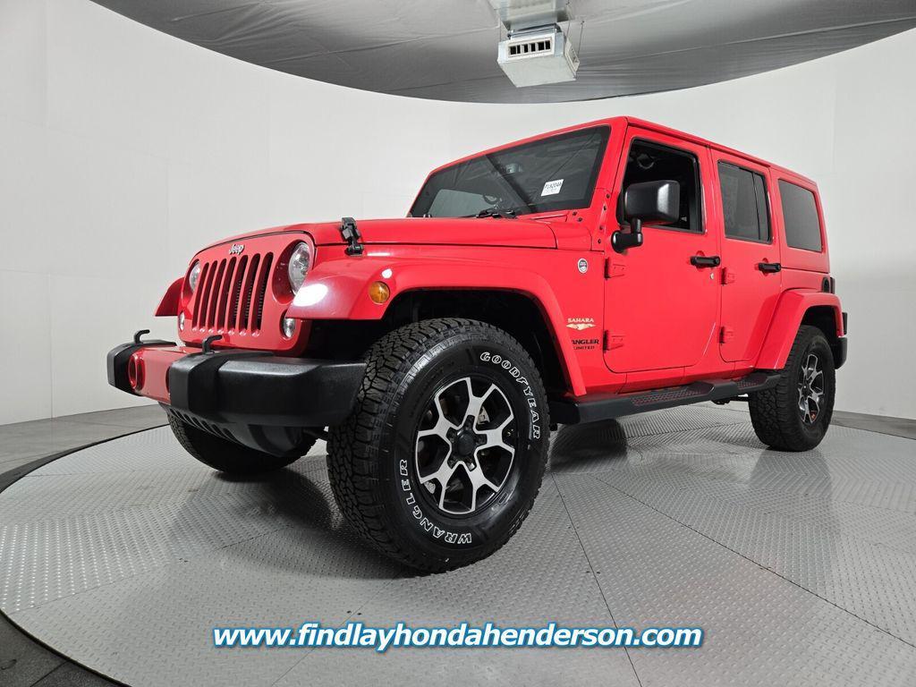used 2015 Jeep Wrangler Unlimited car, priced at $18,984
