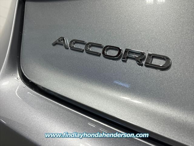 new 2025 Honda Accord car, priced at $29,445