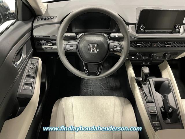 new 2025 Honda Accord car, priced at $31,710