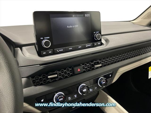 new 2025 Honda Accord car, priced at $31,710