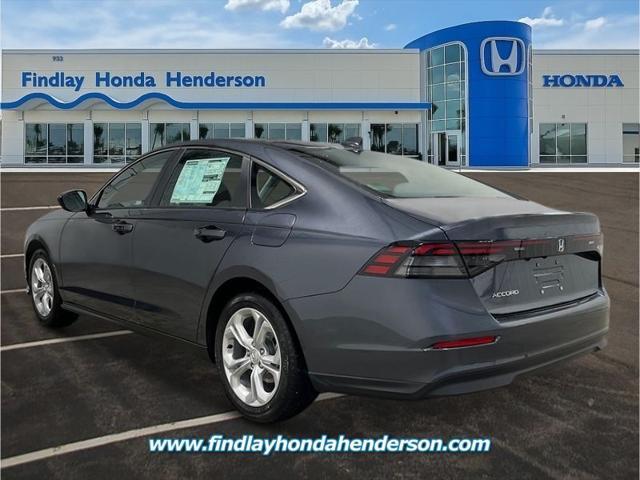 new 2025 Honda Accord car, priced at $29,445