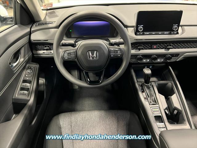 new 2025 Honda Accord car, priced at $29,445