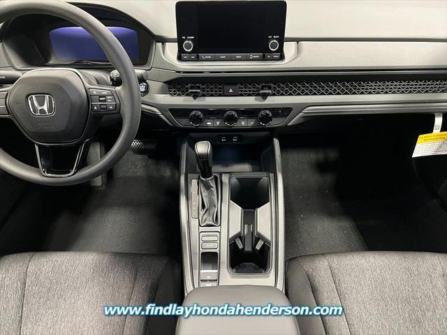 new 2025 Honda Accord car, priced at $29,445