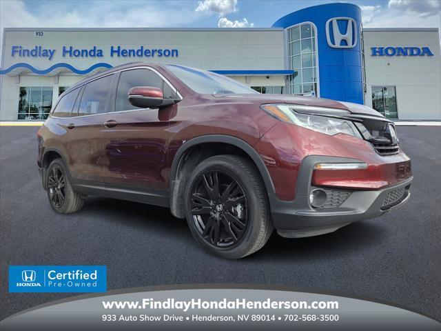 used 2022 Honda Pilot car, priced at $36,984