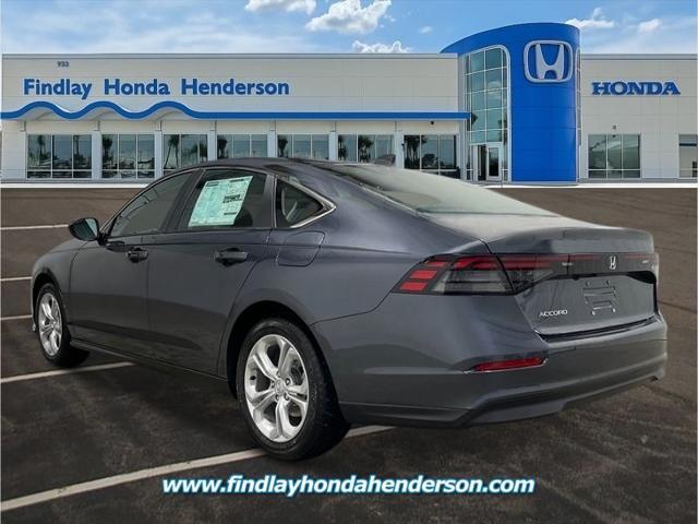new 2025 Honda Accord car, priced at $29,445