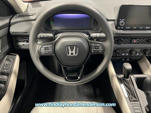 new 2025 Honda Accord car, priced at $29,445