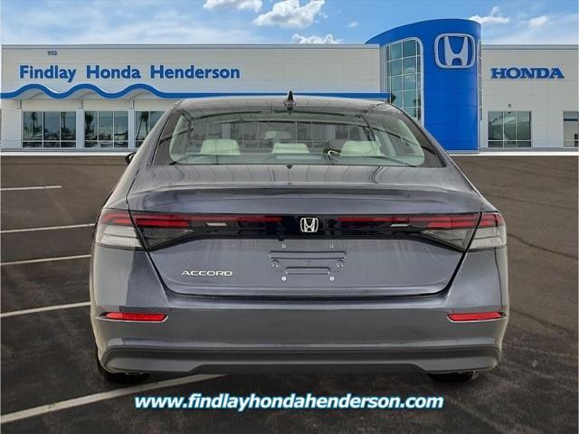 new 2025 Honda Accord car, priced at $29,445