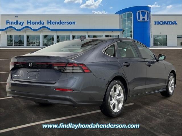 new 2025 Honda Accord car, priced at $29,445