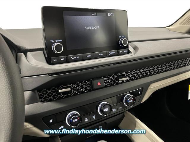 new 2025 Honda Accord car, priced at $31,710