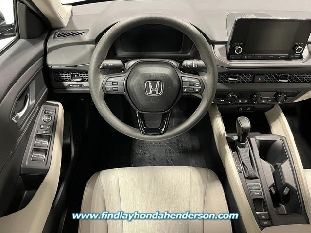 new 2025 Honda Accord car, priced at $31,710
