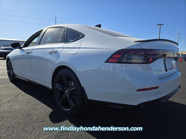 new 2025 Honda Accord Hybrid car, priced at $36,980