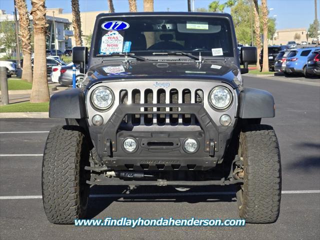 used 2017 Jeep Wrangler Unlimited car, priced at $26,984