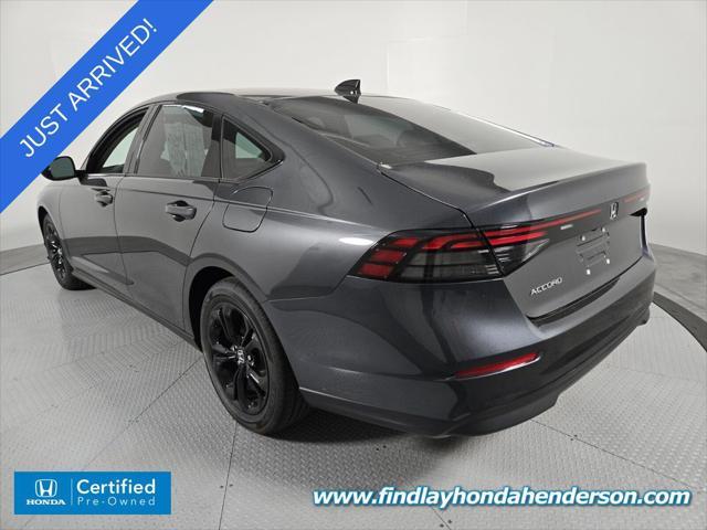 used 2025 Honda Accord car, priced at $28,484