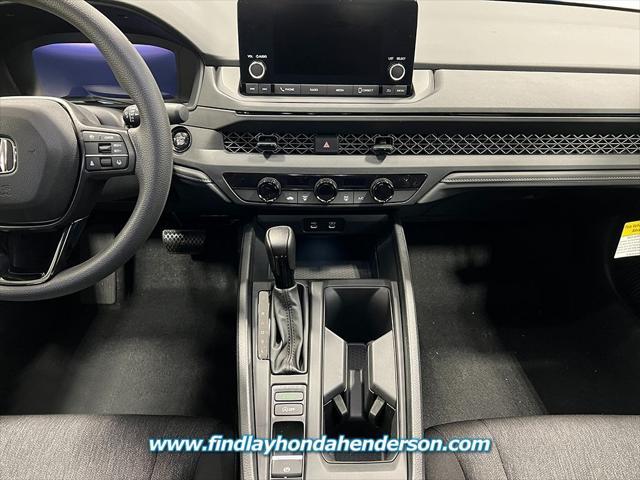 new 2025 Honda Accord car, priced at $29,445