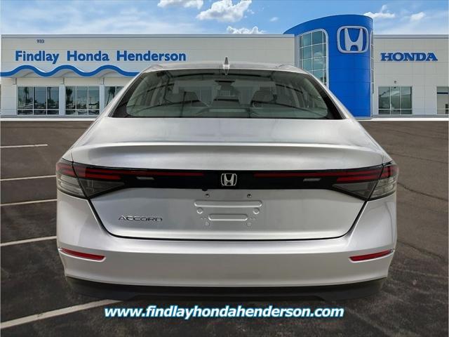 new 2025 Honda Accord car, priced at $29,445